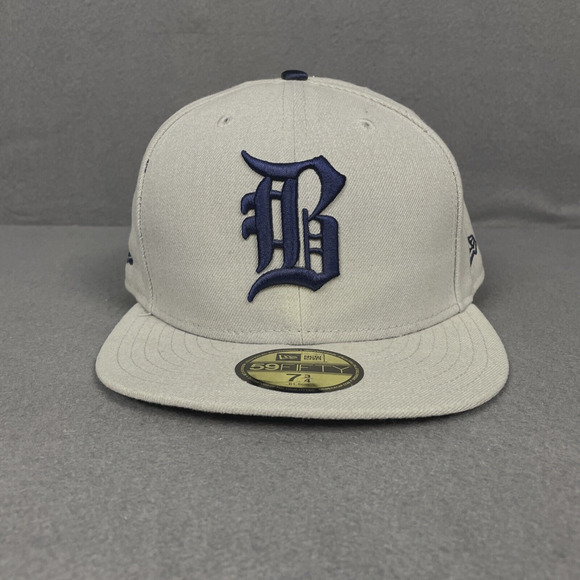 Benny Gold "DoughBoy" 5950 Cap 7 3/4 New Era Light Gray 59Fifty Hat - Picture 2 of 11